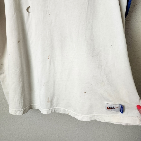 LA DODGERS x NIKE  x DODGERS STADIUM thrashed graphic ringer tee size XL - Picture 9 of 9